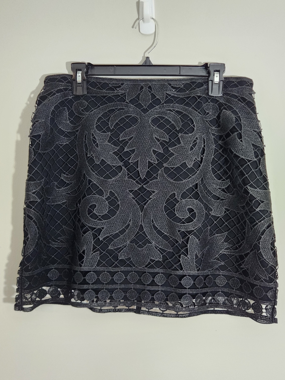 Express Black Mini Skirt Lace Overlay Indie Sleaze Gothic Fairy Faerie Renfaire